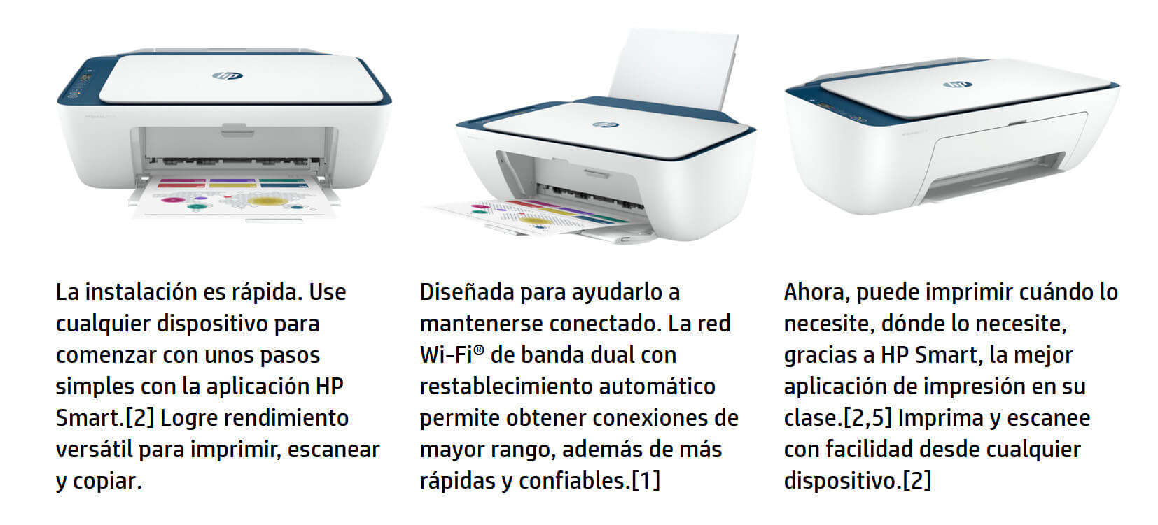características impresora HP 2721e